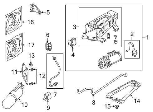 2022 Audi S6 Plate Diagram for 4K0-616-780-A