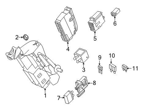 2020 Audi A5 Quattro Fuse & Relay Diagram 6