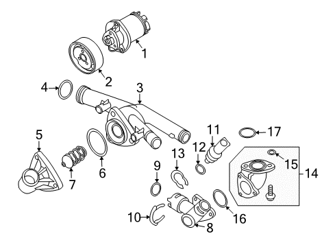 2008 Audi Q7 Water Pump Diagram 2
