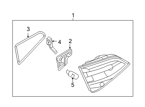 2011 Audi A4 Bulbs Diagram 2