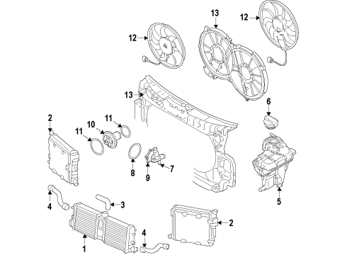 2014 Audi R8 Cooling Fan Diagram