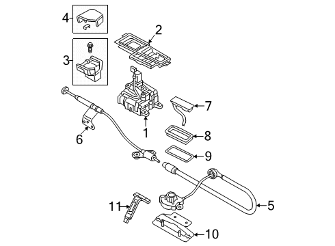 2025 Audi Q7 Front Console Diagram 2