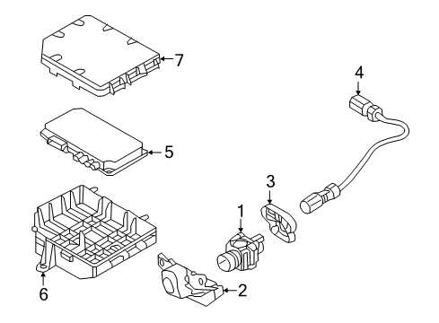 2016 Audi A7 Quattro Electrical Components Diagram 2