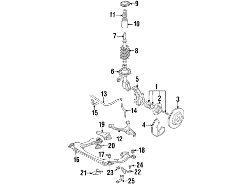 1991 Audi Coupe Quattro Front Brakes Diagram