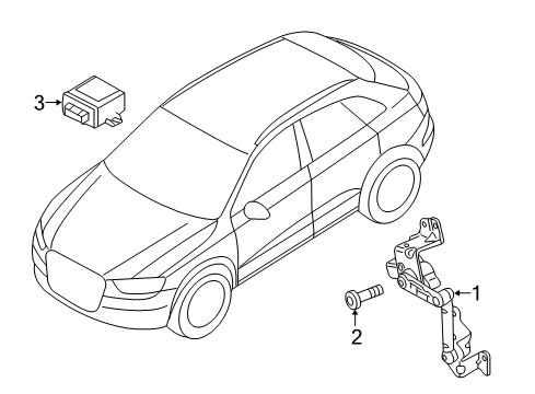 2015 Audi Q3 Electrical Components Diagram
