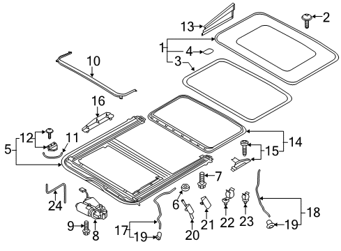 2015 Audi A7 Quattro Sunroof Diagram
