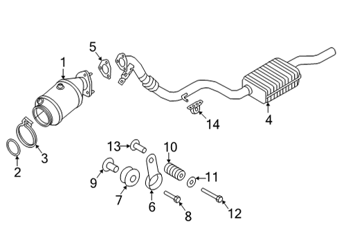 2024 Audi A4 allroad Exhaust Components