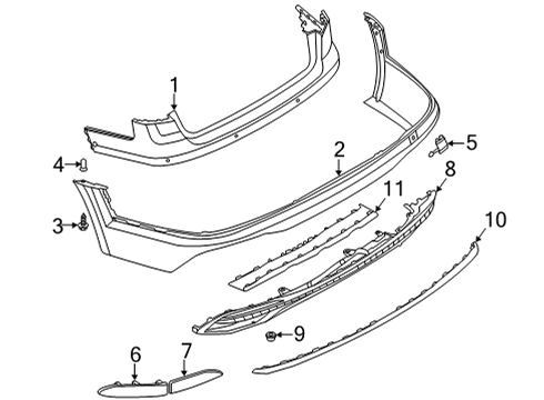 2024 Audi A4 allroad Bumper & Components - Rear