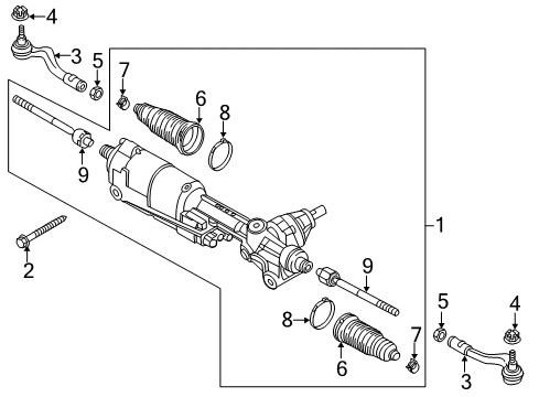 2025 Audi A4 allroad STEERING Diagram for 8W1-423-055-BC