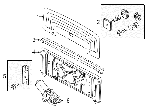 2014 Audi R8 Glass & Hardware - Top