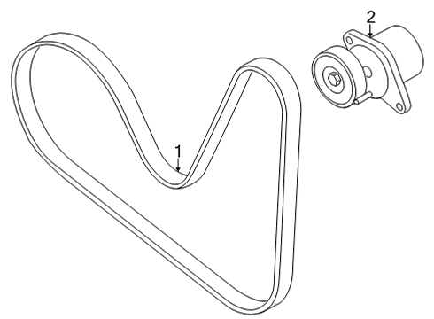 2024 Audi A3 Quattro Belts & Pulleys