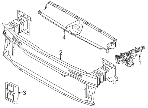 2025 Audi RS3 Bumper & Components - Front Diagram