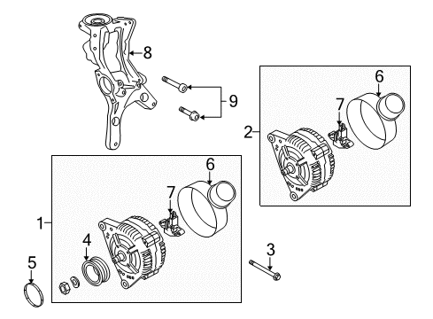 2016 Audi allroad Alternator