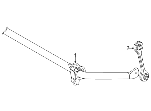 2025 Audi SQ6 e-tron Stabilizer Bar & Components