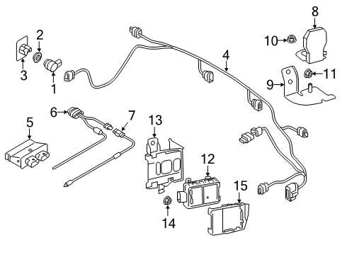 2021 Audi A7 Sportback Shield Diagram for 4K8-907-693