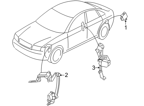 2004 Audi S4 Electrical Components Diagram 2