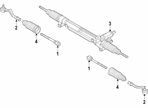 2021 Audi e-tron Quattro Steering Gear & Linkage - Steering Diagram 2