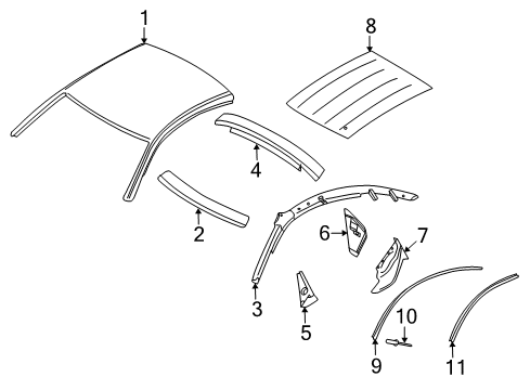 2014 Audi R8 Roof & Components