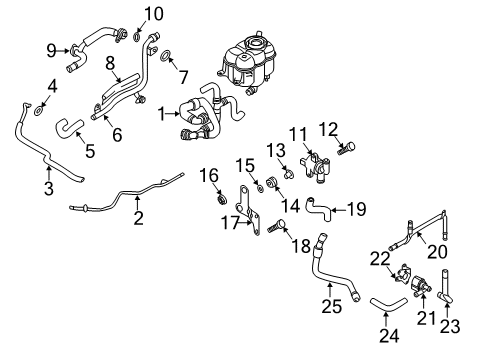 2024 Audi Q7 Hoses, Lines & Pipes Diagram