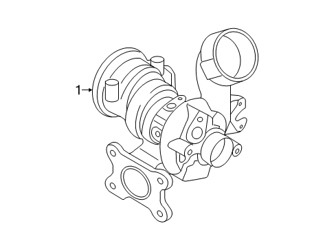 2018 Audi A3 Sportback e-tron Exhaust Manifold