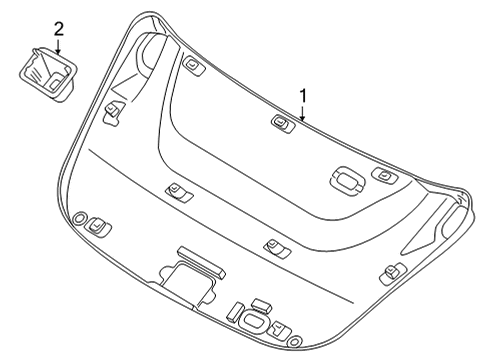 2023 Audi e-tron GT Interior Trim - Trunk