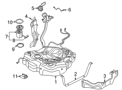 2022 Audi A3 Fuel System Components Diagram 2