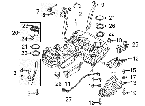 2018 Audi RS7 Senders Diagram