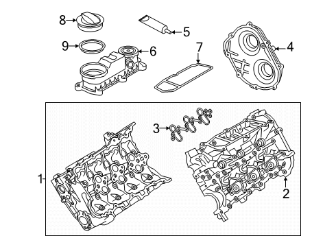 2025 Audi Q7 Valve & Timing Covers Diagram 2