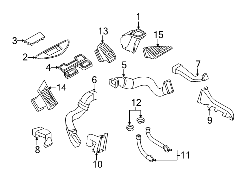 2014 Audi R8 Ducts Diagram