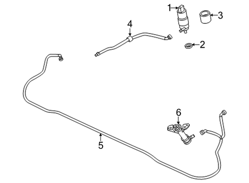 2025 Audi Q5 Headlamp Components Diagram