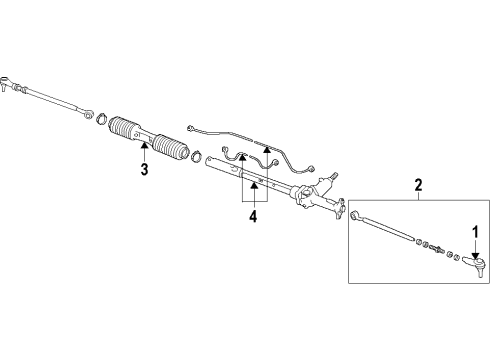 2010 Audi Q7 Steering Gear & Linkage - Steering Diagram 2