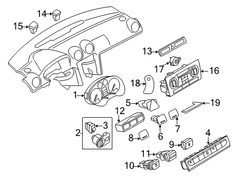 2013 Audi A3 Switches Diagram