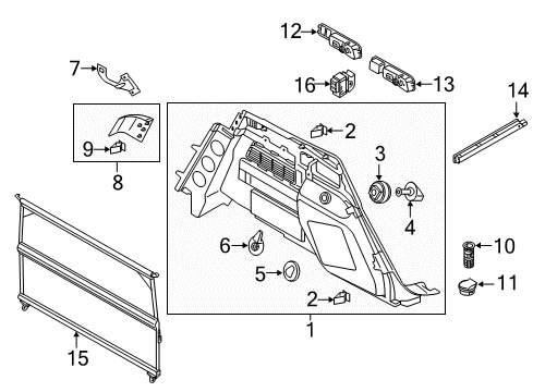 2024 Audi Q5 Interior Trim - Rear Body