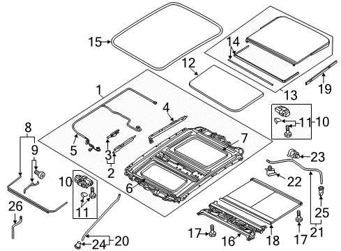 2015 Audi A8 Quattro Motor Diagram for 4H4-959-591-A