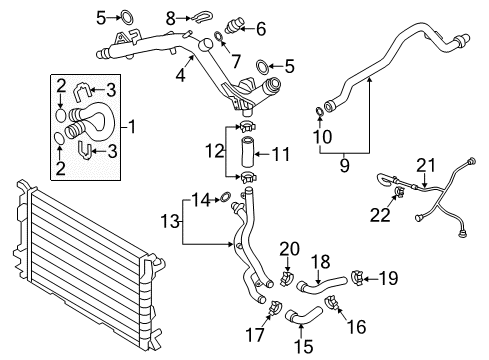 2015 Audi SQ5 Hoses, Lines & Pipes Diagram