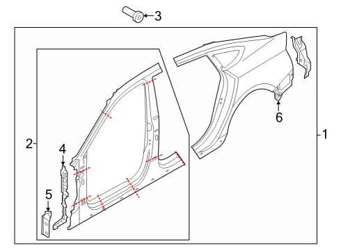 2022 Audi RS5 Sportback Aperture Panel