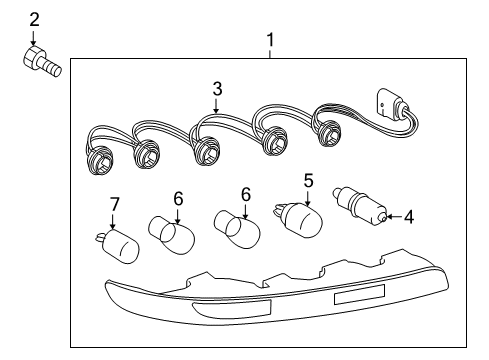2012 Audi Q7 Bulbs Diagram 6