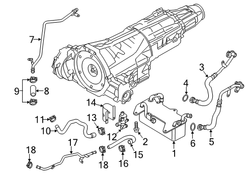 2014 Audi A6 Quattro Hose Diagram for 4G0-121-056-L