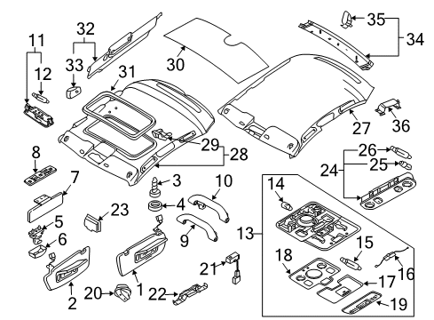 2005 Audi A4 Quattro Bracket Diagram for 8W0-857-562-A-8X5