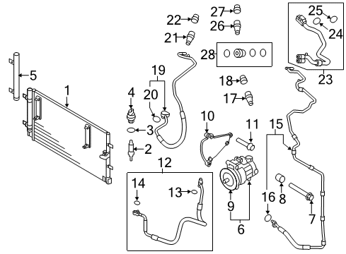 2009 Audi A4 Quattro Switches & Sensors Diagram