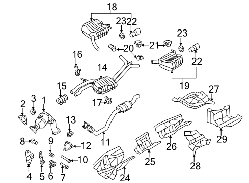 2016 Audi S4 Resonator Diagram for 8K0-253-609-CE