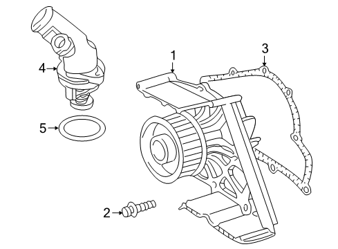 2004 Audi A6 Water Pump Diagram
