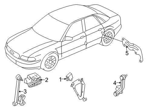 2000 Audi S4 Electrical Components