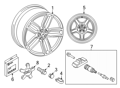 2017 Audi Q5 Wheels Diagram