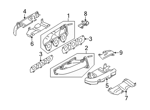 2006 Audi A6 Exhaust Manifold Diagram
