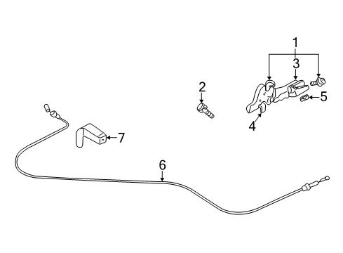 2004 Audi TT Trunk Diagram