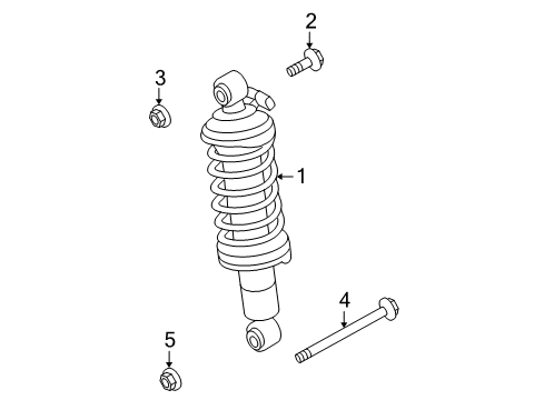 2010 Audi R8 Shocks & Components Diagram