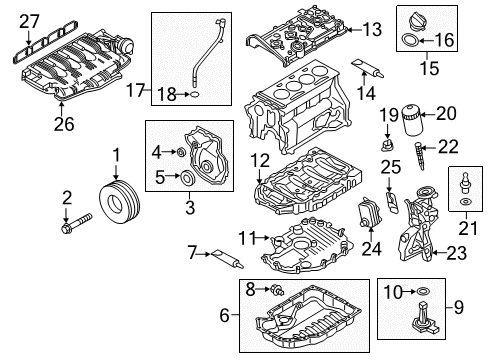 2014 Audi A6 Quattro Engine Parts Diagram