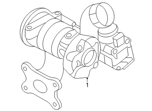 2024 Audi A3 Quattro Exhaust Manifold