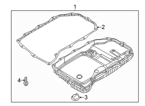 2020 Audi SQ7 Case & Related Parts Diagram